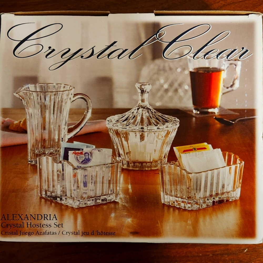 Crystal Hostess Set